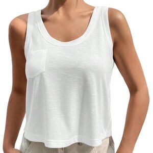 Mossimo Women's White and Cream Vest